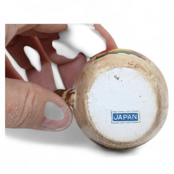 Hand-Painted Vintage Ceramic Pitcher With Vibrant Tribal Design - Picture 3 of 7